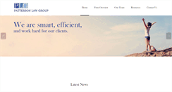 Desktop Screenshot of pattersonlawgroup.com